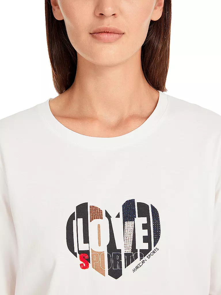 MARC CAIN | T-Shirt  | weiss