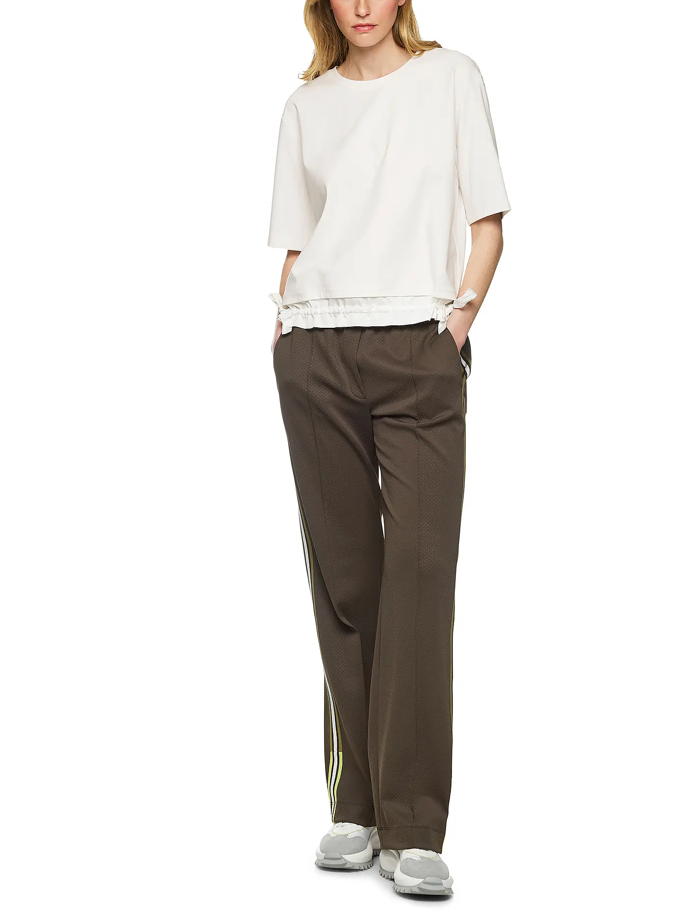 MARC CAIN | T-Shirt  | weiss