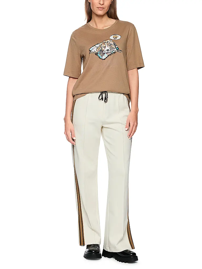 MARC CAIN | T-Shirt  | hellbraun