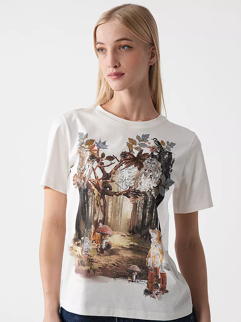 MARC CAIN | T-Shirt  | weiss