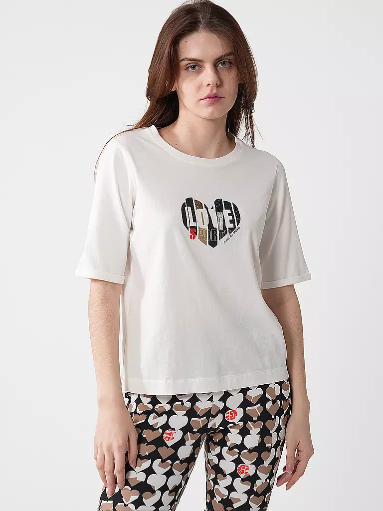 MARC CAIN | T-Shirt  | weiss