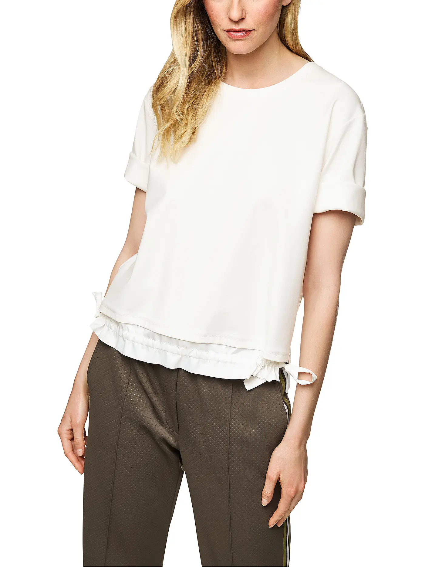 MARC CAIN | T-Shirt  | weiss