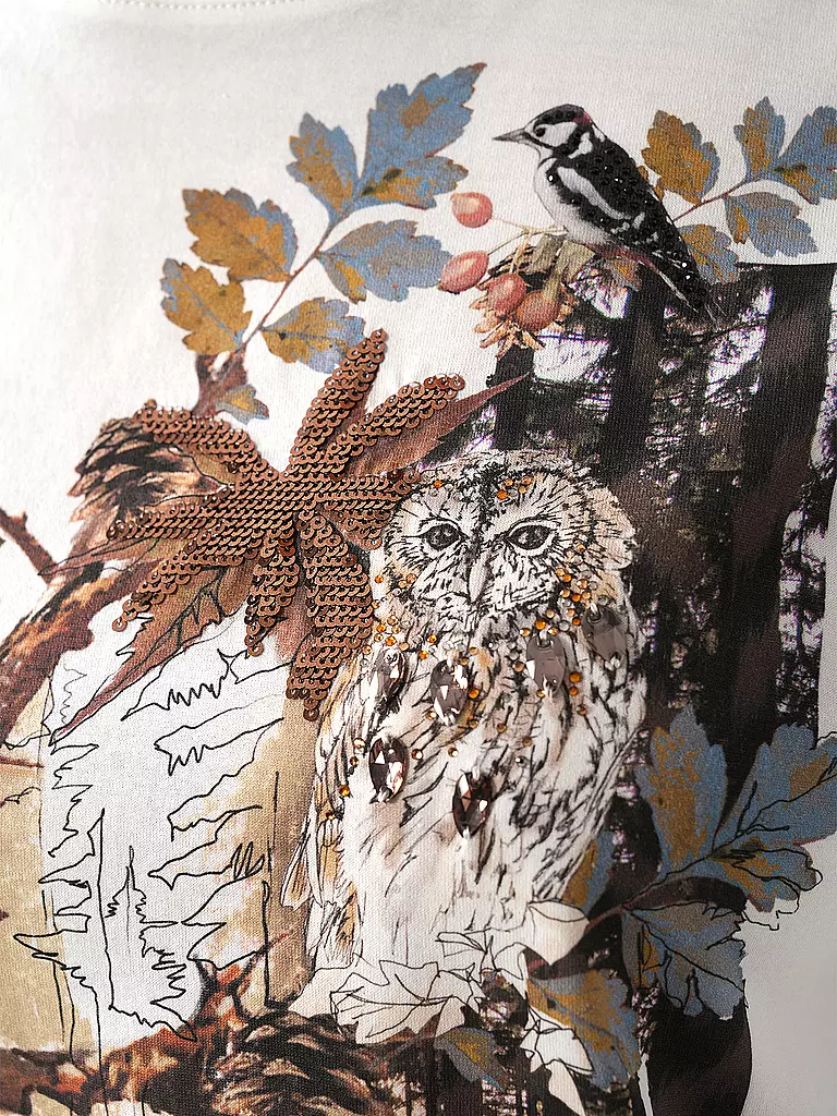 MARC CAIN | T-Shirt  | weiss