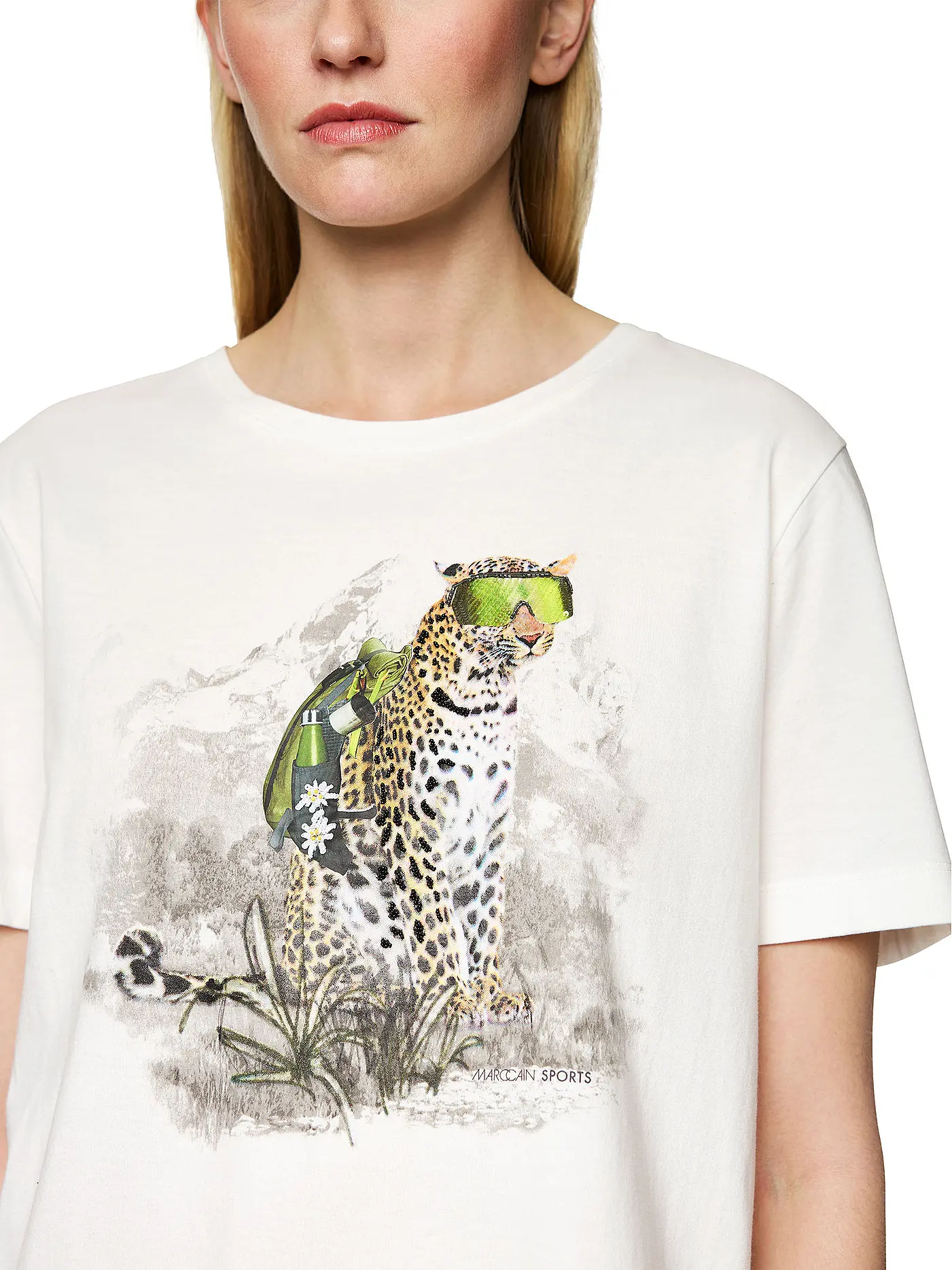 MARC CAIN | T-Shirt  | weiss