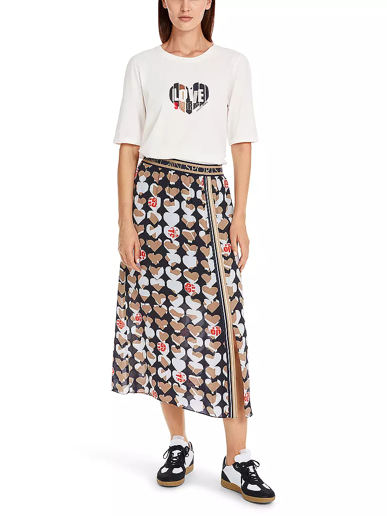 MARC CAIN | T-Shirt  | weiss