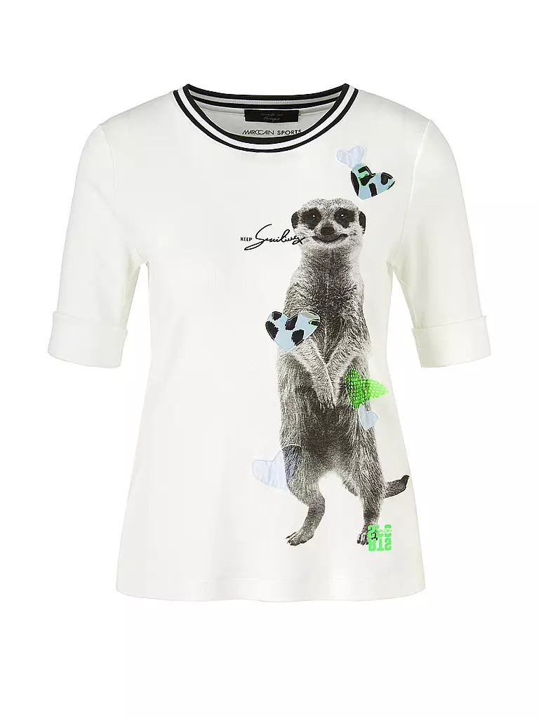 MARC CAIN | T-Shirt | creme