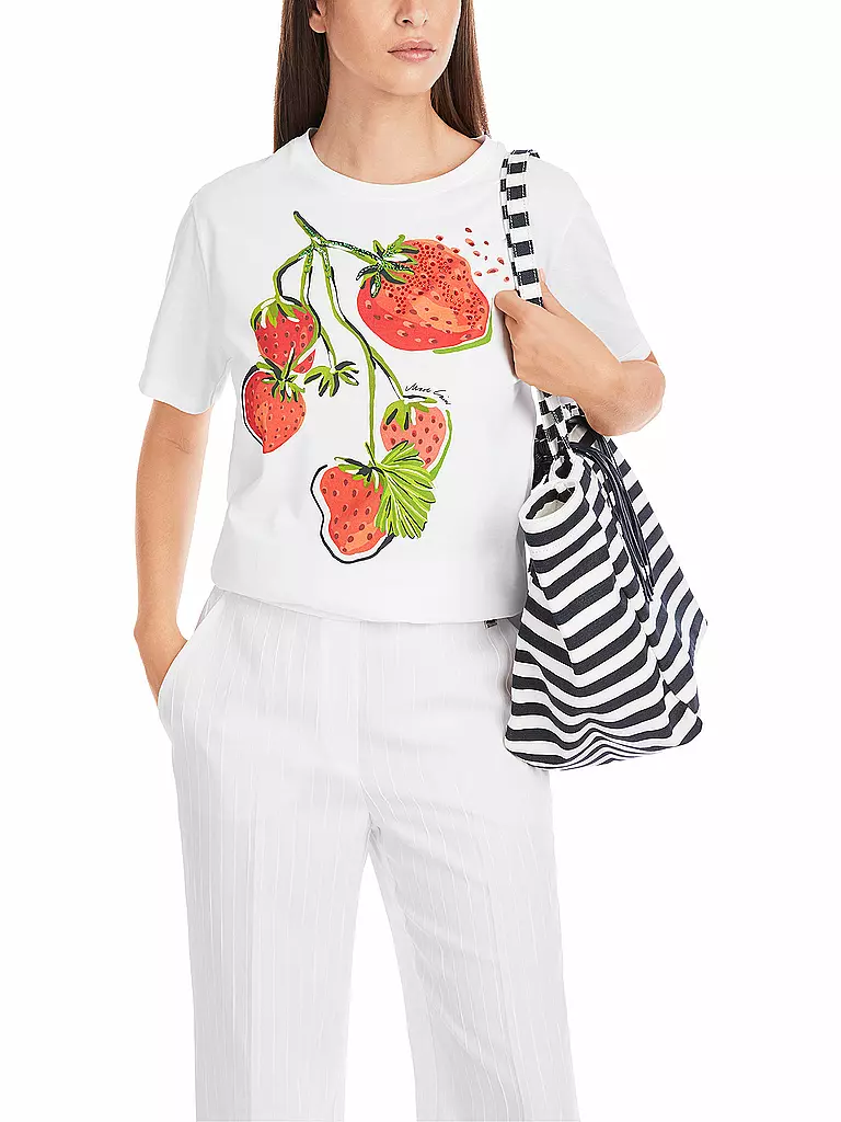 MARC CAIN | T-Shirt | weiss