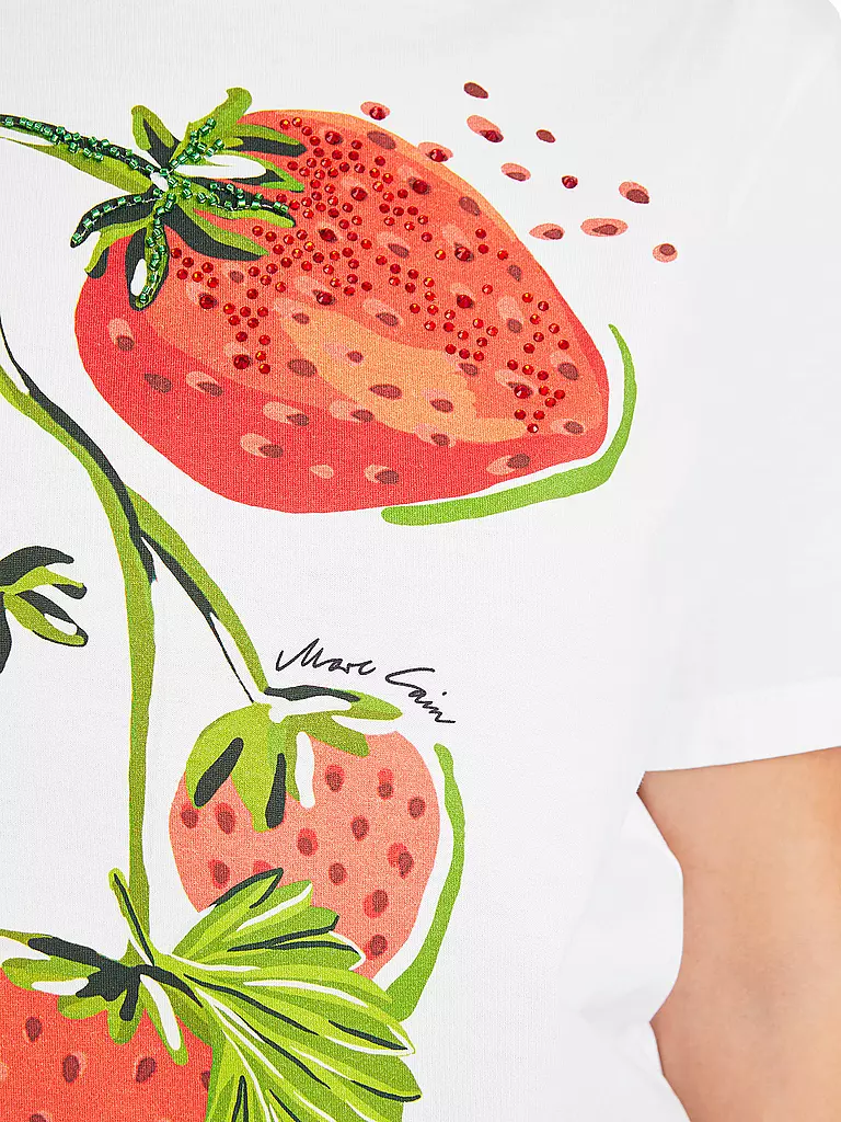 MARC CAIN | T-Shirt | weiss