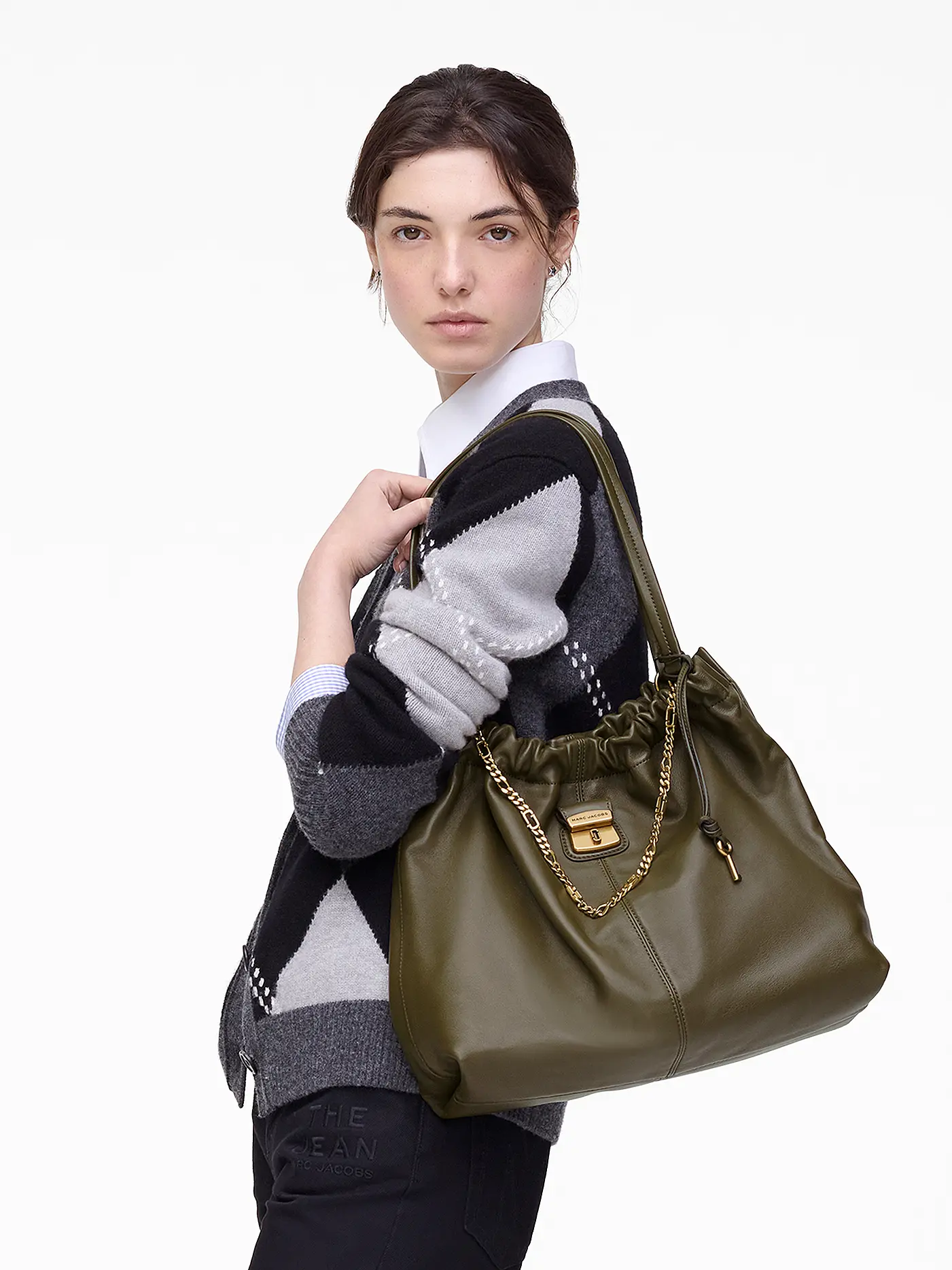 MARC JACOBS | Ledertasche -  Shopper THE TOTE | schwarz
