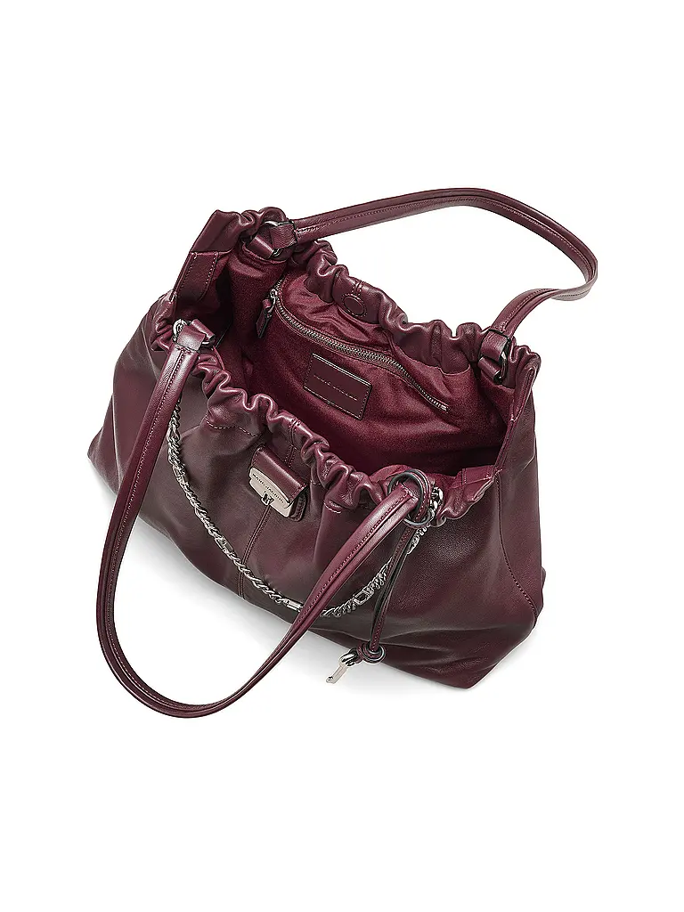 MARC JACOBS | Ledertasche -  Shopper THE TOTE | dunkelrot