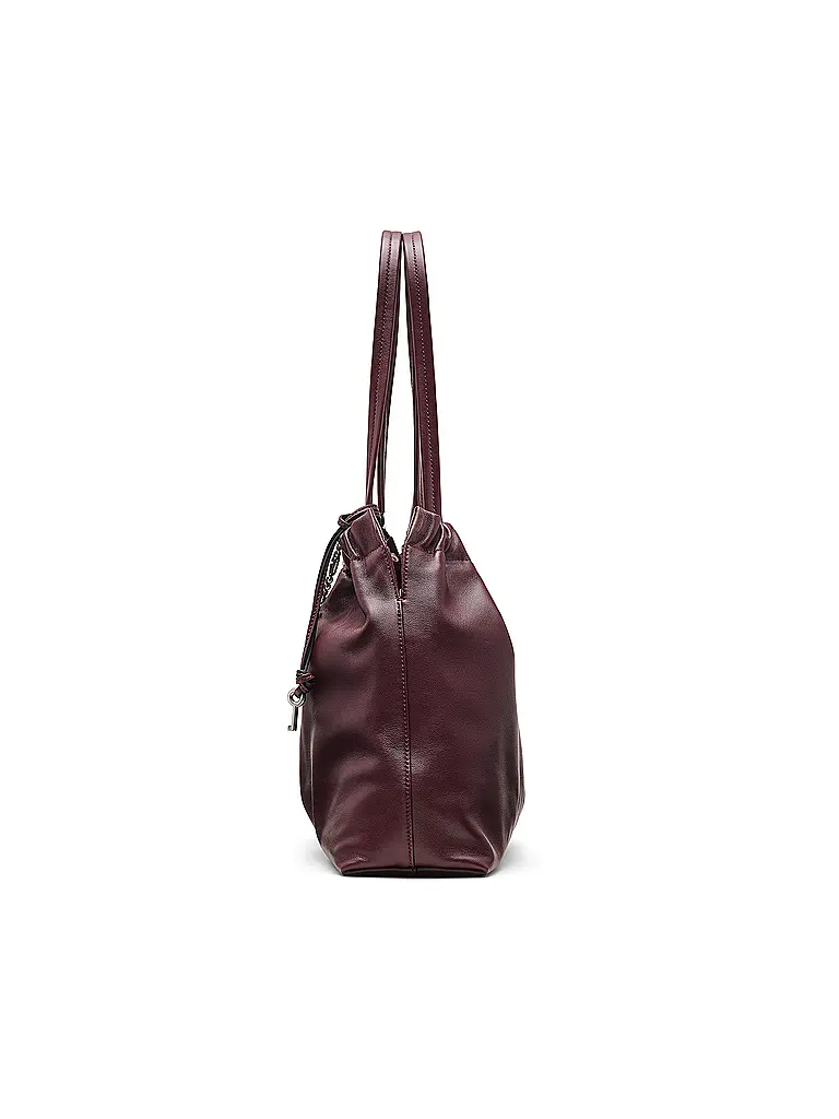 MARC JACOBS | Ledertasche -  Shopper THE TOTE | dunkelrot