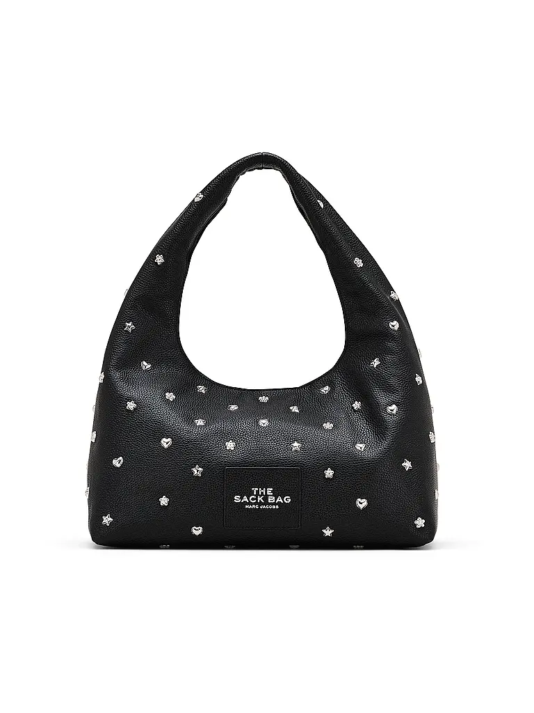 MARC JACOBS | Ledertasche - Hobo Bag THE ICON SACK | Schwarz
