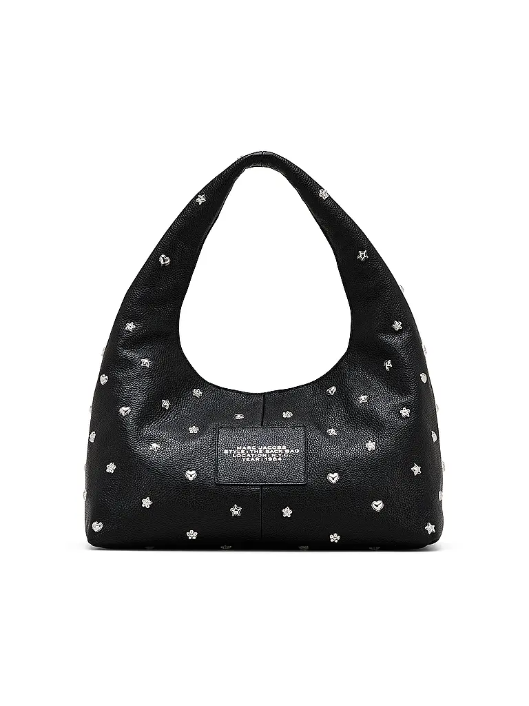 MARC JACOBS | Ledertasche - Hobo Bag THE ICON SACK | Schwarz