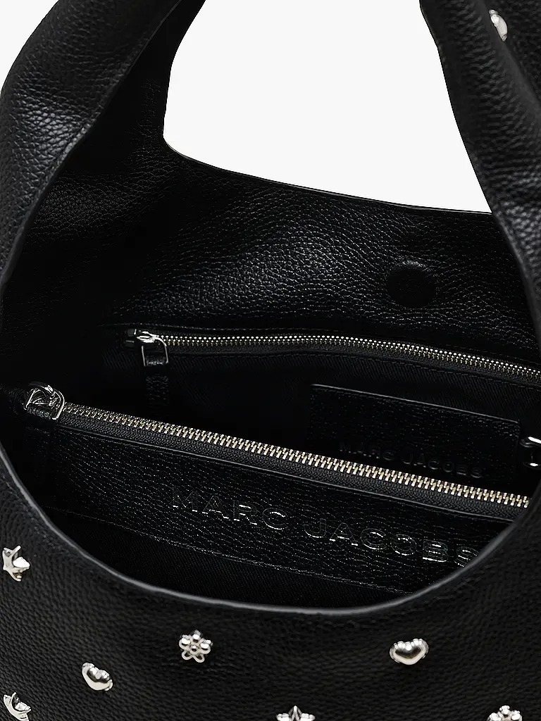 MARC JACOBS | Ledertasche - Hobo Bag THE ICON SACK | Schwarz