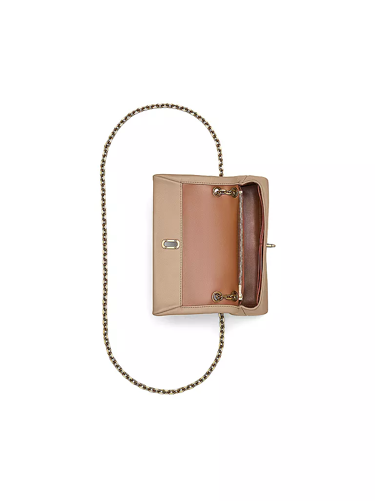 MARC JACOBS | Ledertasche - Mini Bag THE DUAL CHAIN WALLET | braun