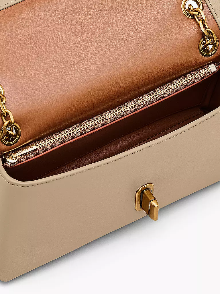 MARC JACOBS | Ledertasche - Mini Bag THE DUAL CHAIN WALLET | braun