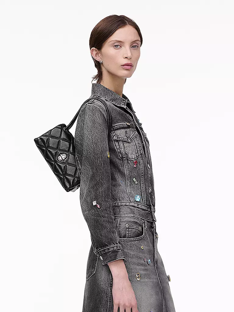 MARC JACOBS | Ledertasche - Mini Bag THE MINI DUAL | schwarz