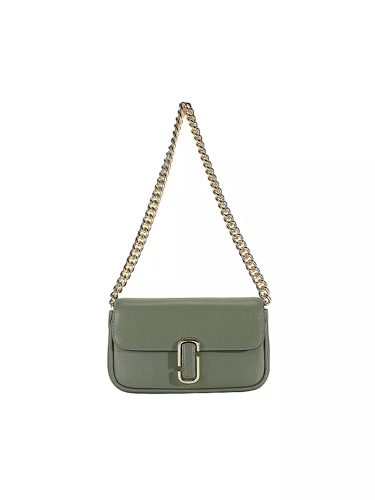 MARC JACOBS | Ledertasche - Mini Bag THE MINI SHOULDER BAG   | olive