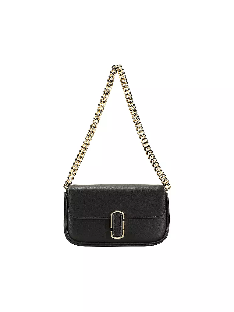 MARC JACOBS | Ledertasche - Mini Bag THE MINI SOFT SHOULDER BAG   | schwarz