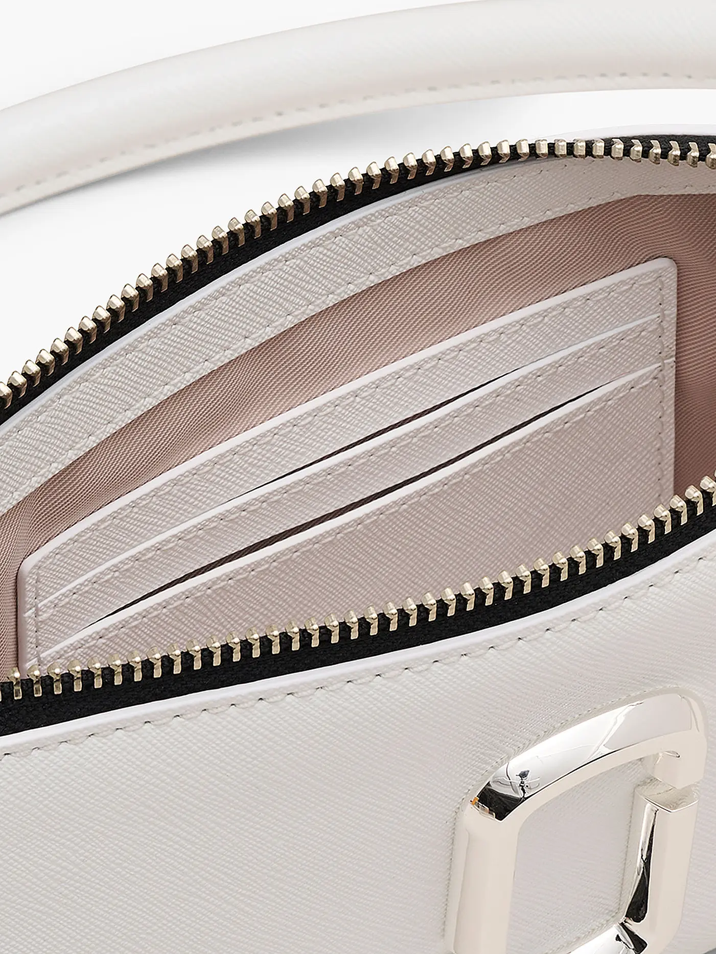 MARC JACOBS | Ledertasche - Mini Bag THE POCHETTE | weiss