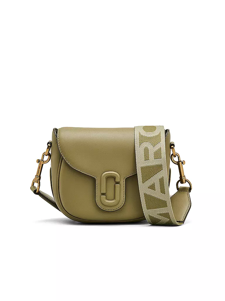 MARC JACOBS | Ledertasche - Mini Bag THE SMALL SADDLE BAG | olive