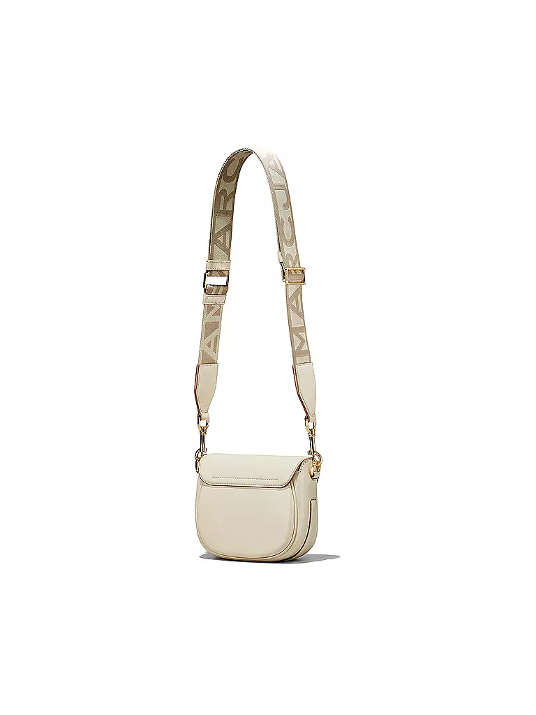 MARC JACOBS | Ledertasche - Mini Bag THE SMALL SADDLE BAG | weiss