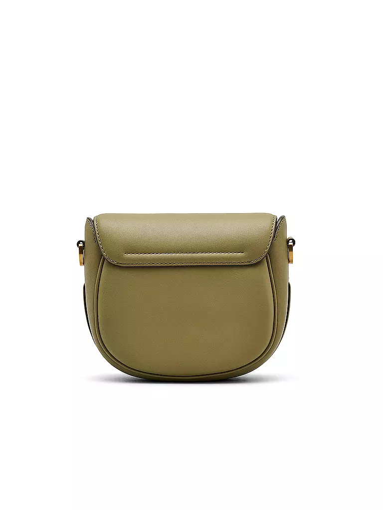 MARC JACOBS | Ledertasche - Mini Bag THE SMALL SADDLE BAG | rosa