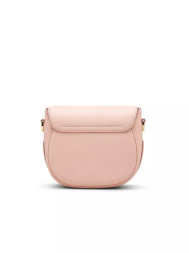 MARC JACOBS | Ledertasche - Mini Bag THE SMALL SADDLE BAG | rosa