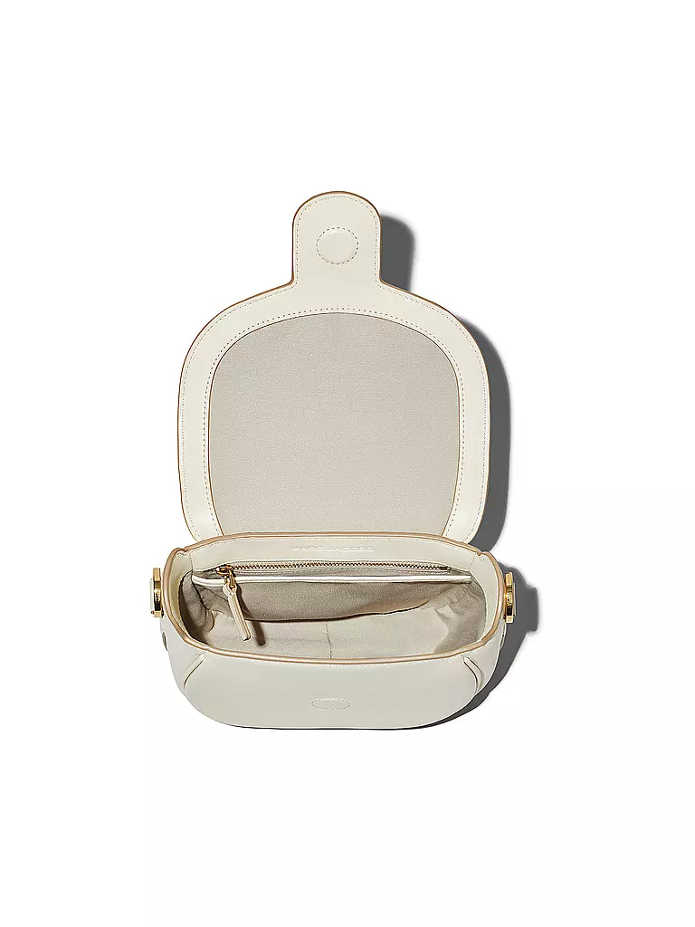 MARC JACOBS | Ledertasche - Mini Bag THE SMALL SADDLE BAG | weiss