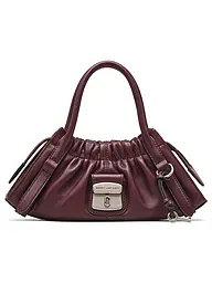 MARC JACOBS | Ledertasche - Mini Bag THE SMALL SATCHEL | dunkelrot
