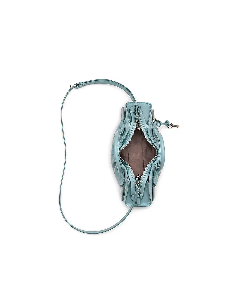 MARC JACOBS | Ledertasche - Mini Bag THE SMALL SATCHEL | Hellblau