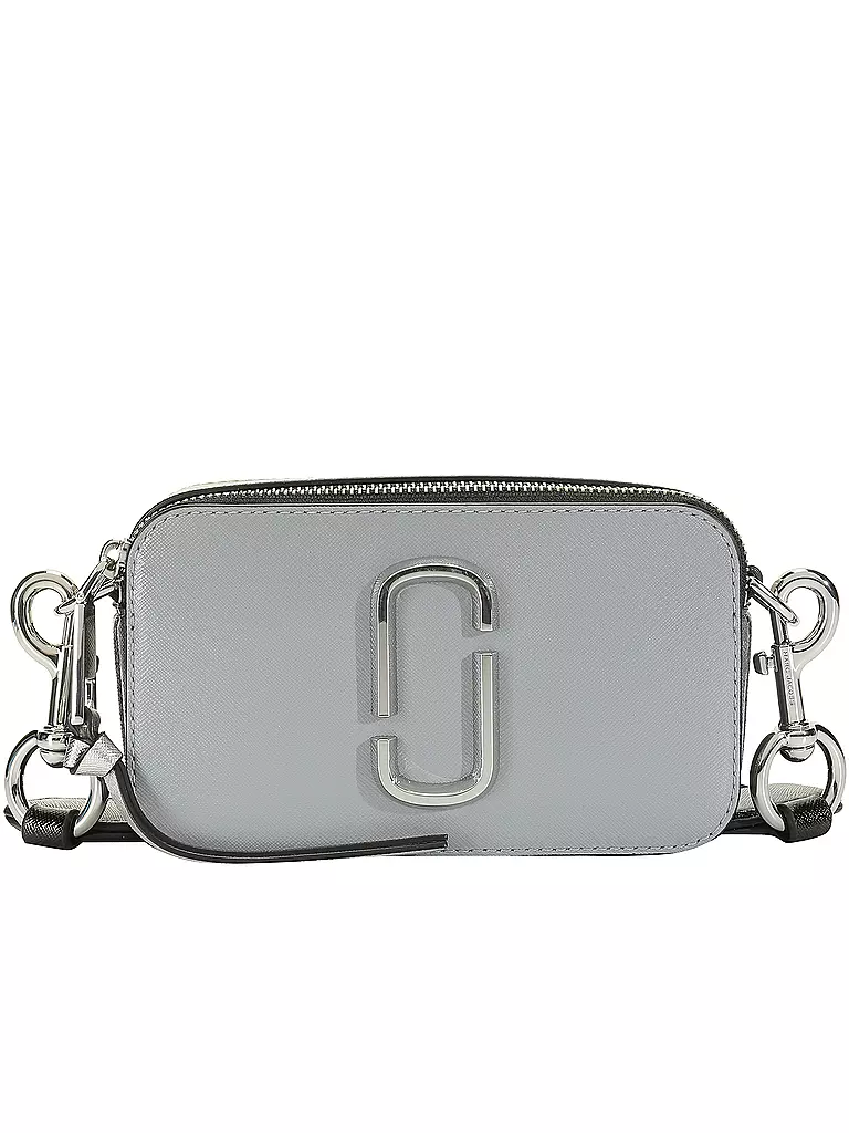 MARC JACOBS | Ledertasche - Mini Bag THE SNAPSHOT  | grau