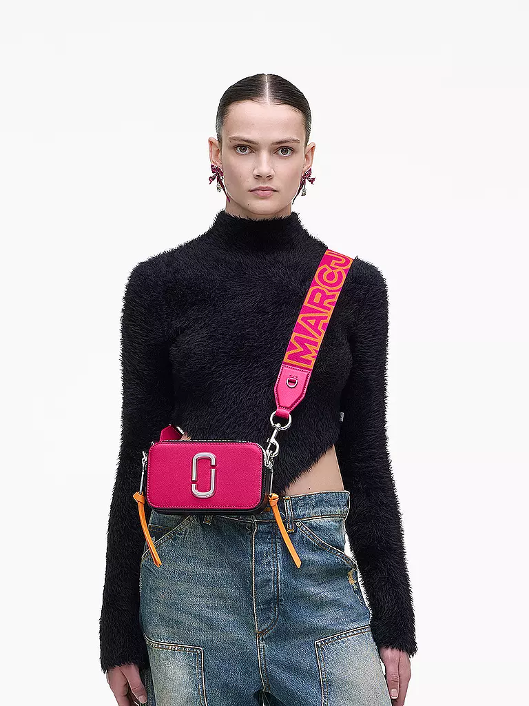 MARC JACOBS | Ledertasche - Mini Bag THE SNAPSHOT  | pink