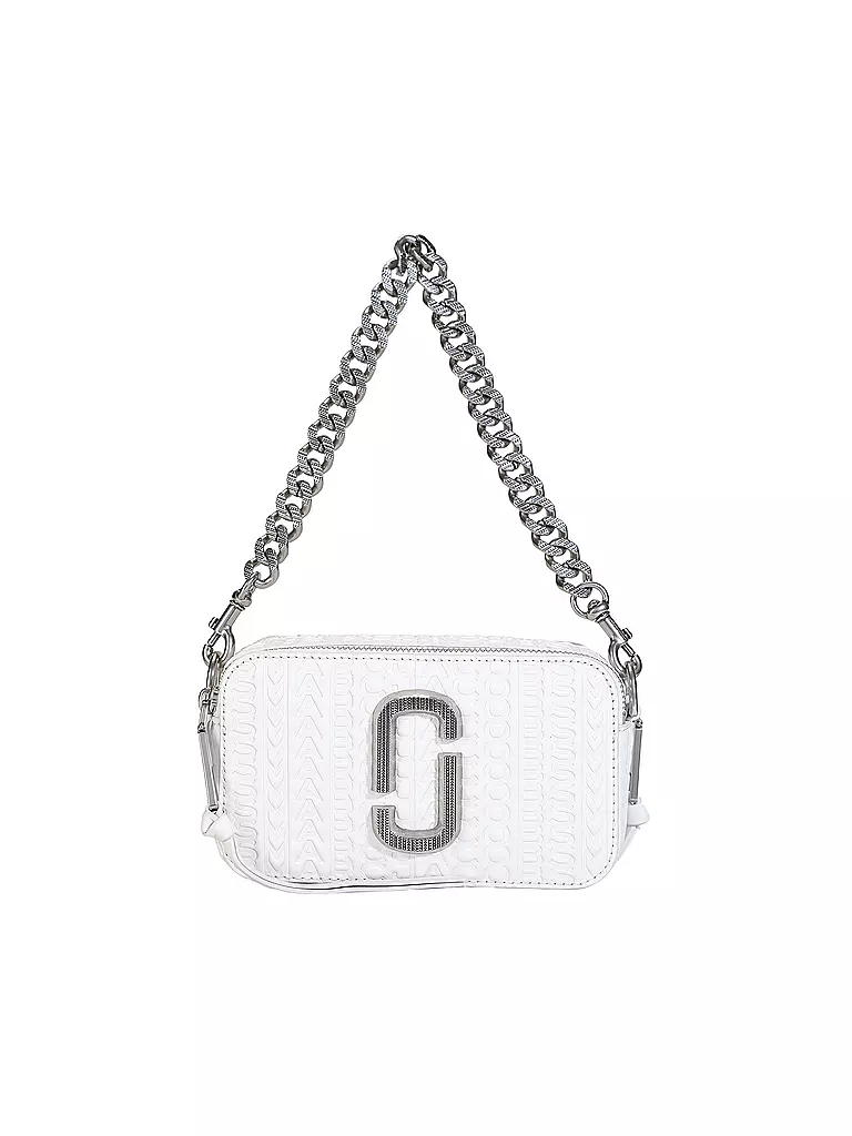 MARC JACOBS | Ledertasche - Mini Bag THE SNAPSHOT | weiss