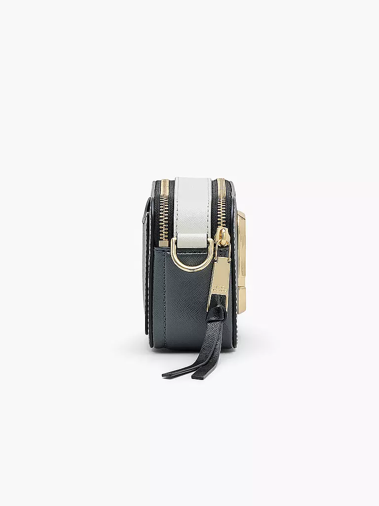 MARC JACOBS | Ledertasche - Mini Bag THE SNAPSHOT | grau