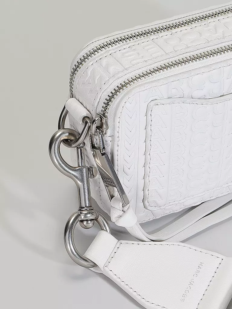 MARC JACOBS | Ledertasche - Mini Bag THE SNAPSHOT | weiss