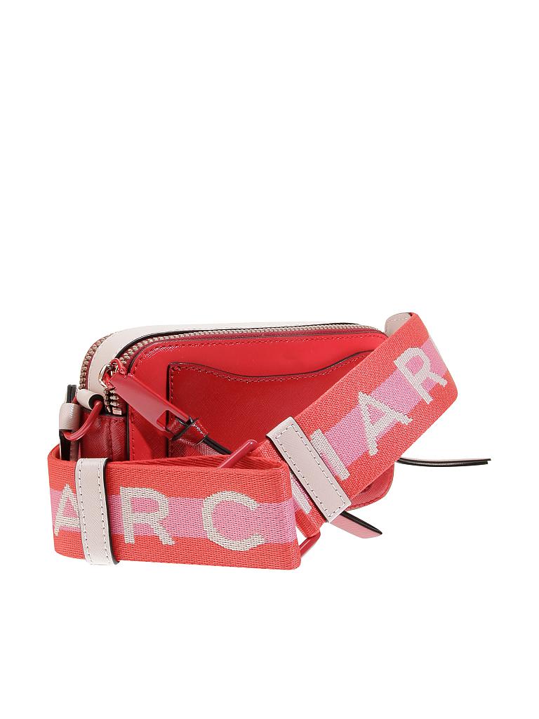 MARC JACOBS | Ledertasche - Minibag "Snapshor DTM" | rot