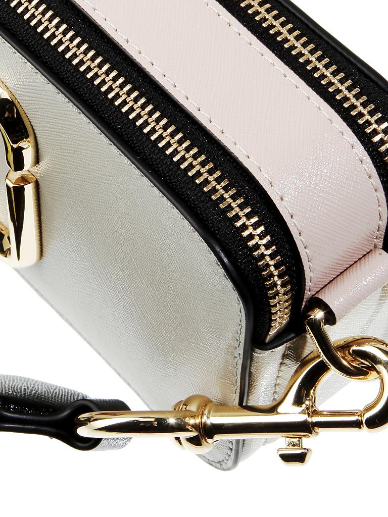 MARC JACOBS | Ledertasche - Minibag "Snapshot" | grau