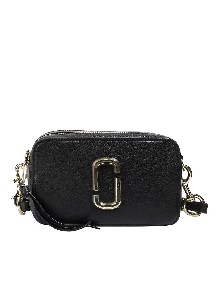 MARC JACOBS | Ledertasche - Schultertasche "The Softshot 21" | schwarz