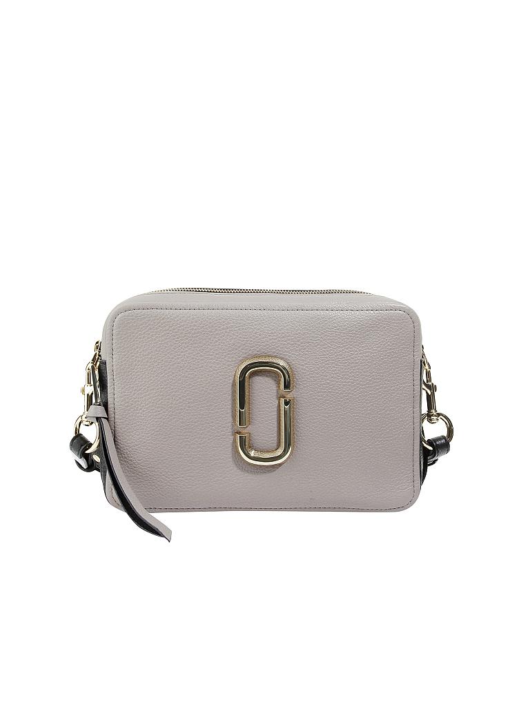 MARC JACOBS | Ledertasche - Schultertasche "The Softshot 27" | grau