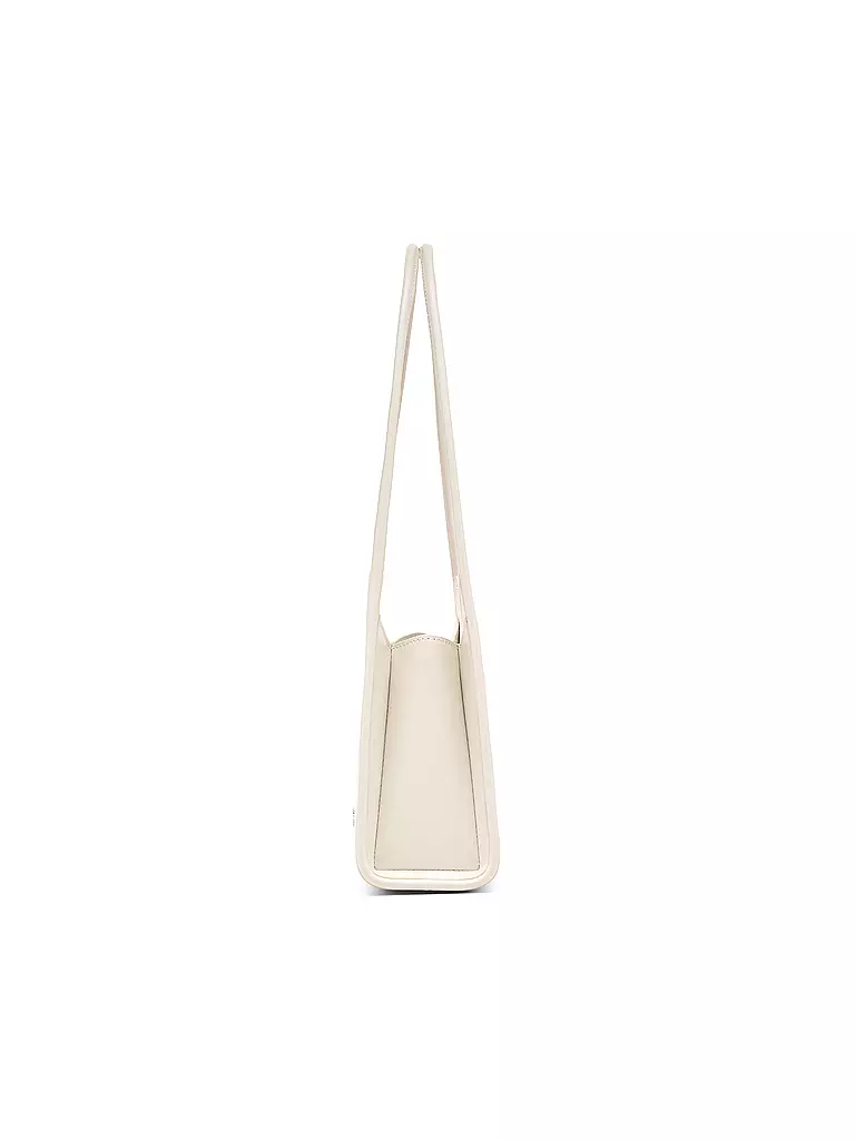 MARC JACOBS | Ledertasche - Schultertasche THE CLAW CLIP | weiss