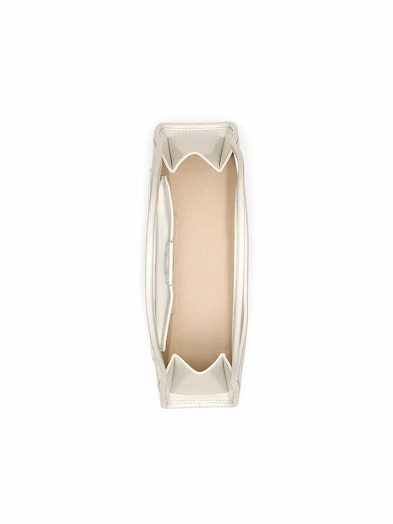 MARC JACOBS | Ledertasche - Schultertasche THE CLAW CLIP | weiss