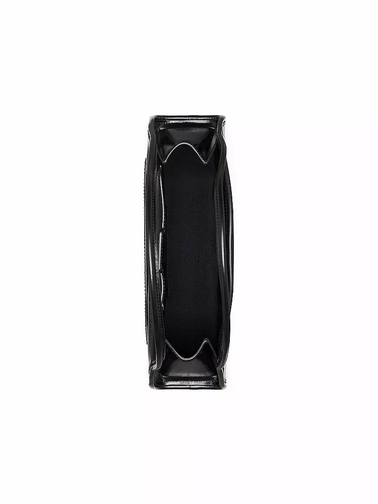 MARC JACOBS | Ledertasche - Schultertasche THE CLAW CLIP | schwarz