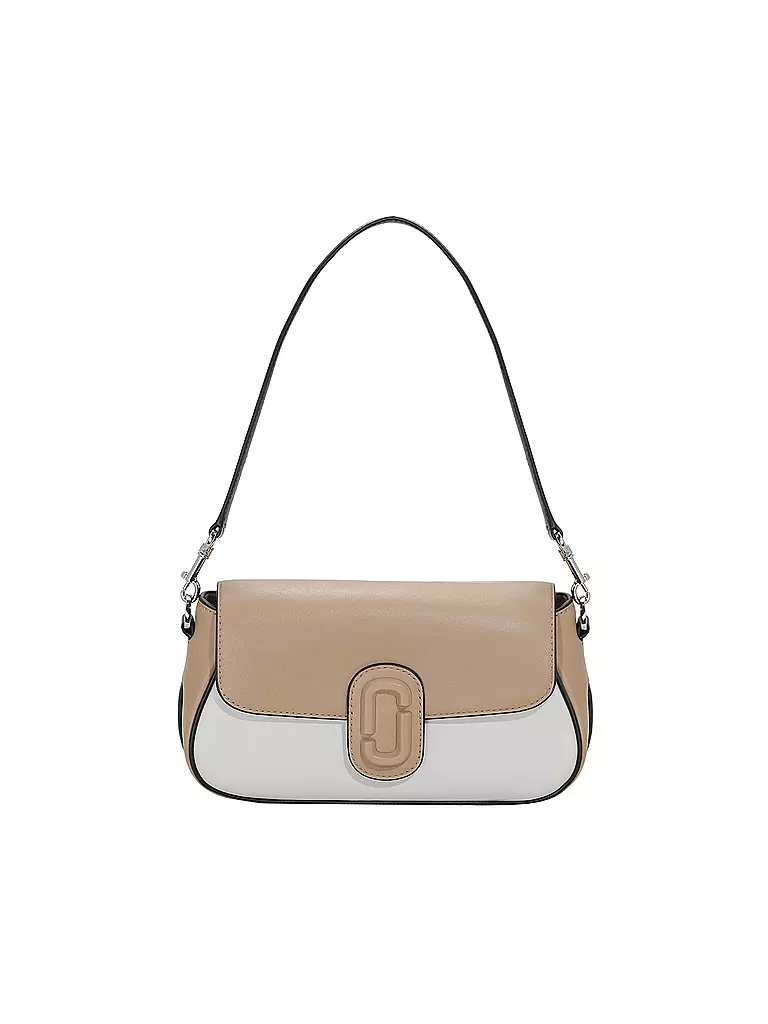 MARC JACOBS | Ledertasche - Schultertasche THE LARGE CLOVER SHOULDER BAG | beige