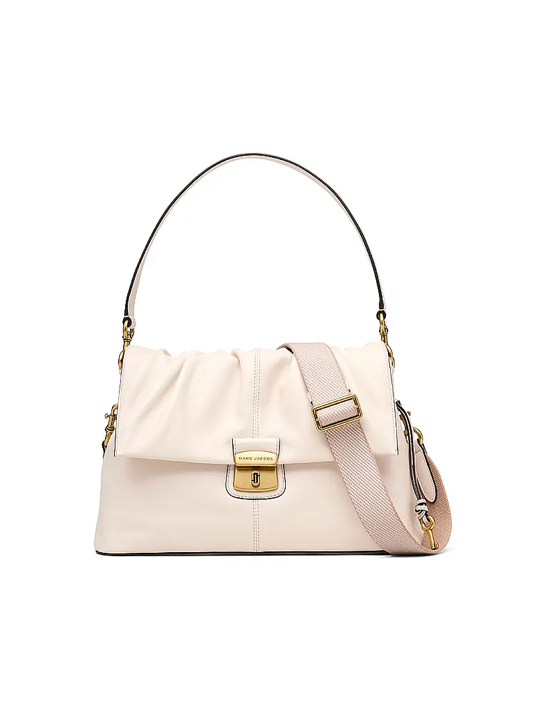 MARC JACOBS | Ledertasche - Schultertasche THE MESSENGER | Creme