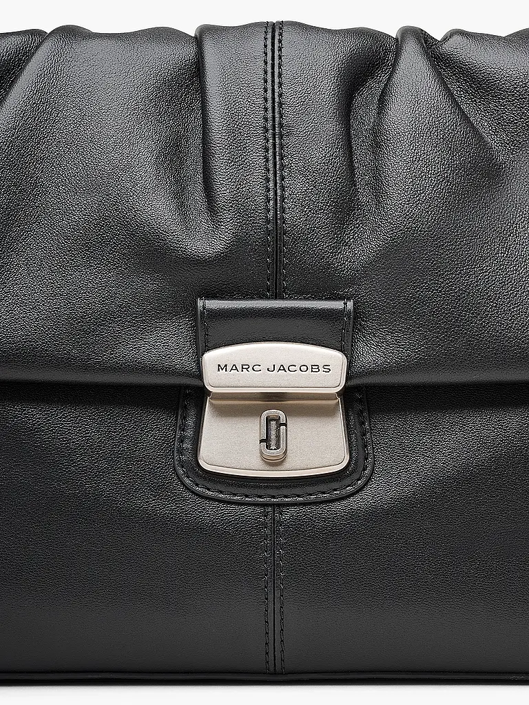 MARC JACOBS | Ledertasche - Schultertasche THE MESSENGER | Schwarz