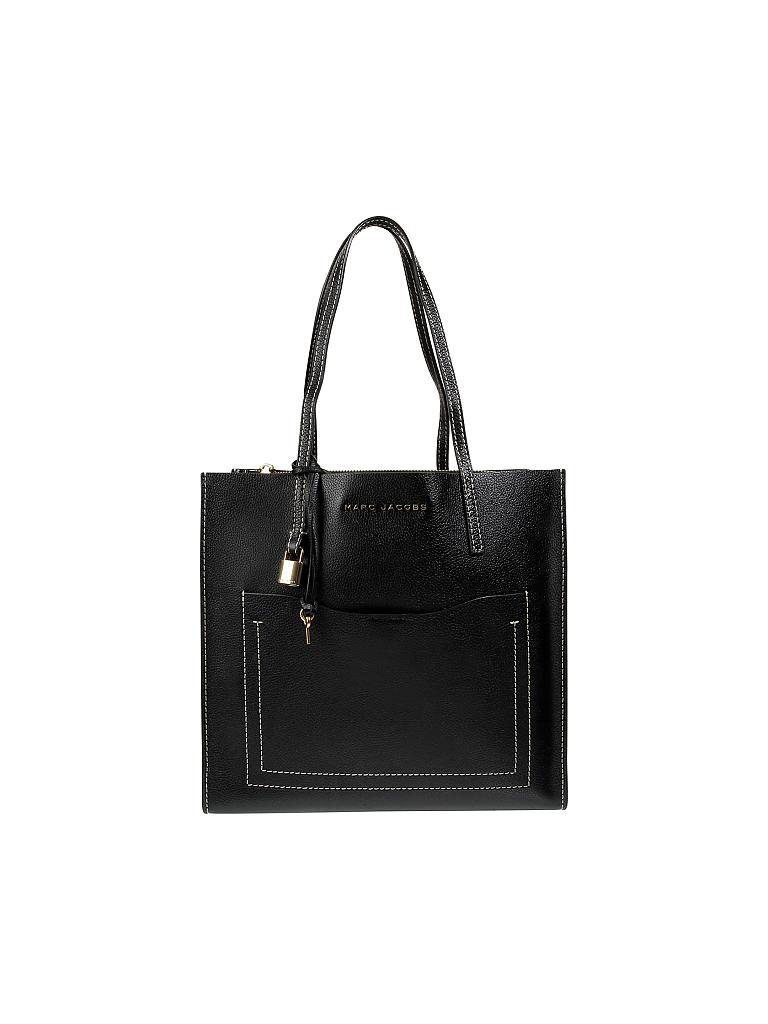 MARC JACOBS | Ledertasche - Shopper "Grind" | schwarz