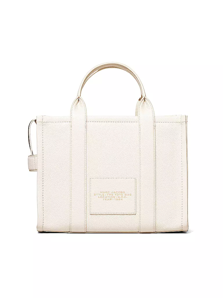 MARC JACOBS | Ledertasche - Tote Bag  THE MEDIUM TOTE LEATHER | creme