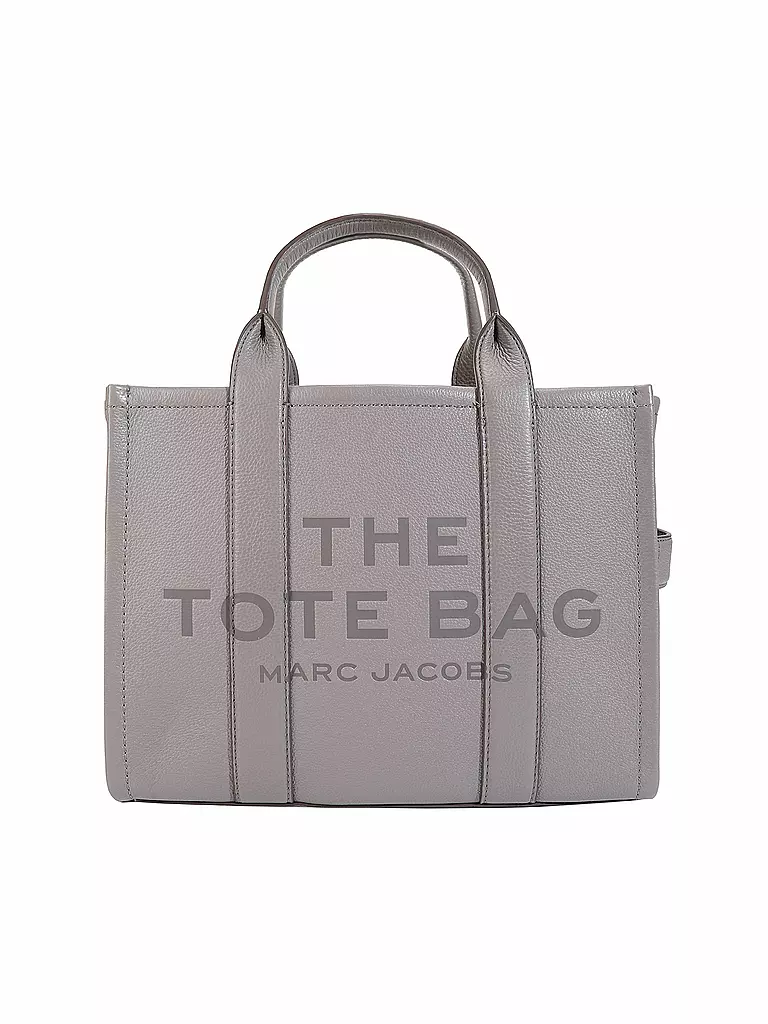 MARC JACOBS | Ledertasche - Tote Bag THE MEDIUM TOTE BAG LEATHER  | grau