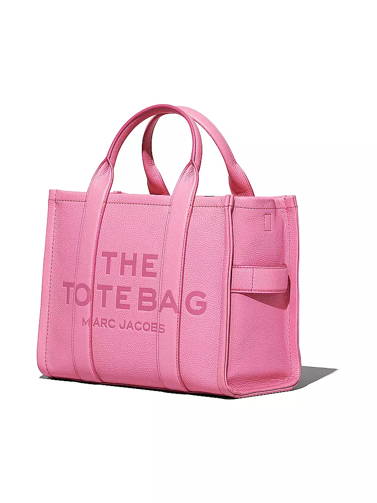 MARC JACOBS | Ledertasche - Tote Bag THE MEDIUM TOTE BAG LEATHER | pink